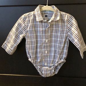 Janie & Jack button up onsie